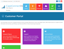 Tablet Screenshot of portal.cape-connect.com